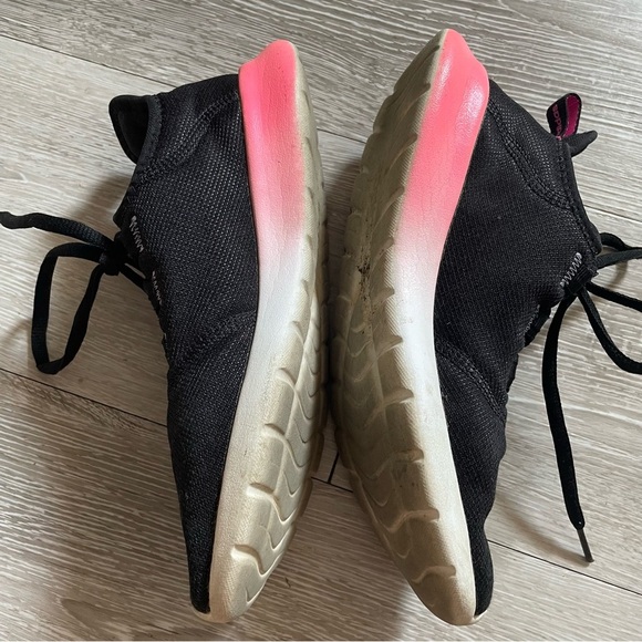 Adidas Cloudfoam Pure Running Shoes Lightweight Ombre Black Pink Size 8 - Picture 2 of 9